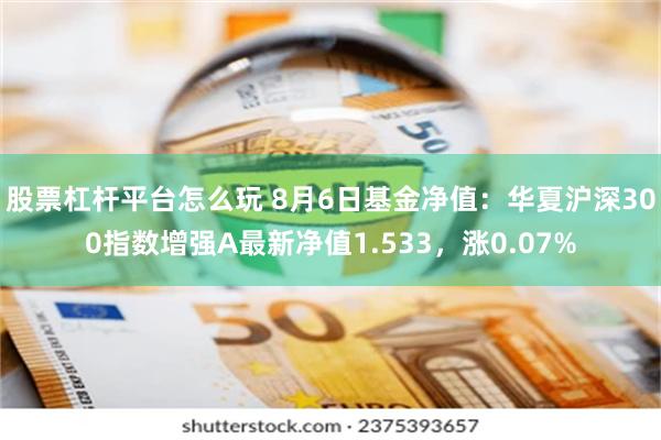 股票杠杆平台怎么玩 8月6日基金净值：华夏沪深300指数增强A最新净值1.533，涨0.07%
