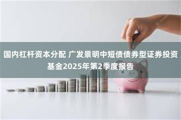 国内杠杆资本分配 广发景明中短债债券型证券投资基金2025年第2季度报告