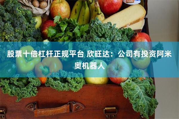 股票十倍杠杆正规平台 欣旺达：公司有投资阿米奥机器人