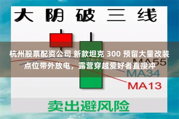 杭州股票配资公司 新款坦克 300 预留大量改装点位带外放电，露营穿越爱好者直接冲