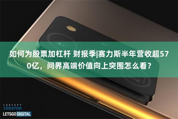 如何为股票加杠杆 财报季|赛力斯半年营收超570亿，问界高端价值向上突围怎么看？