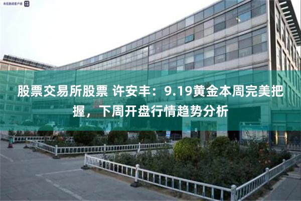 股票交易所股票 许安丰：9.19黄金本周完美把握，下周开盘行情趋势分析