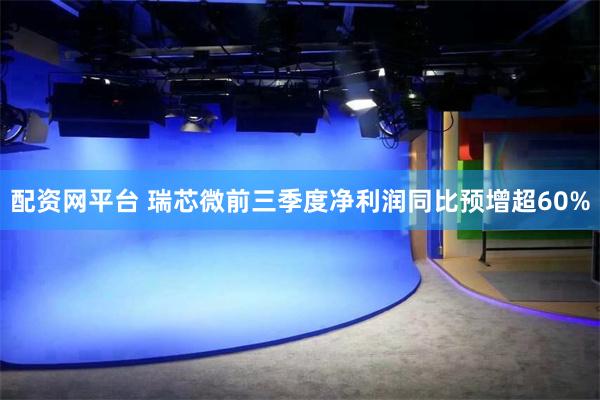 配资网平台 瑞芯微前三季度净利润同比预增超60%